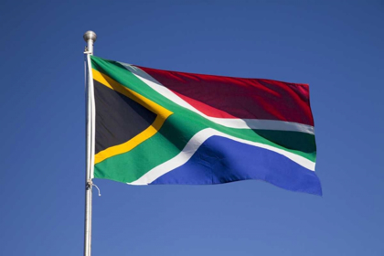 Picture of SOUTH AFRICAN FLAG, NAMAQUA NP, SOUTH AFRICA