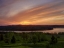 Picture of CANADA SUNSET ON MEADOW AND ST JOHN RIVER