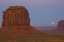 Picture of UT, FULL MOON RISING OVER MONUMENT VALLEY