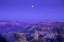 Picture of AZ, GRAND CANYON, MOONRISE OVER POINT IMPERIAL