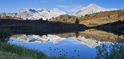 Picture of CA, INYO NF HUMMING BIRD LAKE AND MOUNTAIN