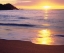 Picture of CA, SUNSET OVER THE CENTRAL CALIFORNIA COAST