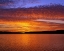 Picture of USA, OREGON SUNSET OVER LAKE UMATILLA