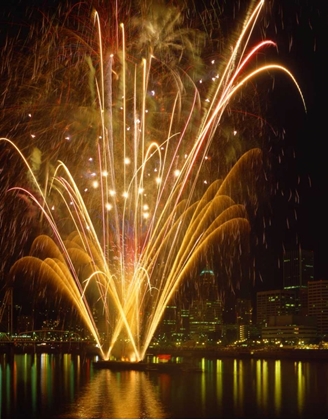 Picture of OR, PORTLAND, INDEPENDENCE DAY FIREWORKS