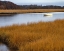 Picture of USA, MAINE BOAT ANCHORED IN MOUSAM RIVER