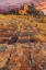 Picture of UTAH, GLEN CANYON SUNSET ON SANDSTONE FORMATIONS