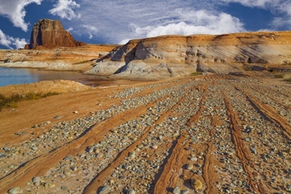 Picture of UTAH, GLEN CANYON PATTERN IN SANDSTONE FORMATION