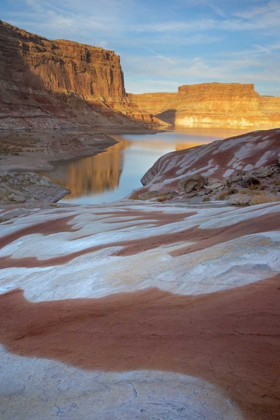 Picture of UTAH, GLEN CANYON BLEACHED PATTERNS IN SANDSTONE