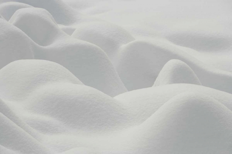 Picture of CANADA, QUEBEC SHAPES FORMED IN FRESH SNOW