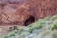 Picture of UTAH, MONUMENT VALLEY CAVE IN RED ROCK CANYON