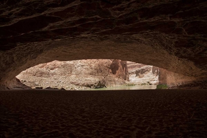 Picture of AZ, GRAND CANYON NP VIEW INSIDE RED WALL CAVERN