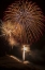 Picture of USA, COLORADO, SALIDA JULY 4TH FIREWORKS DISPLAY