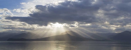 Picture of WA, SEABECK GOD RAYS OVER HOOD CANAL
