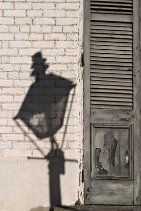 Picture of LOUISIANA, NEW ORLEANS STREET LAMPS SHADOW