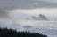 Picture of OREGON, GOLD BEACH FOGGY MORNING ON SEASHORE