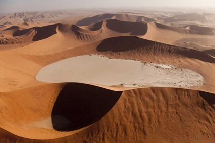 Picture of NAMIBIA, NAMIB DESERT PATTERNS ON SAND DUNES