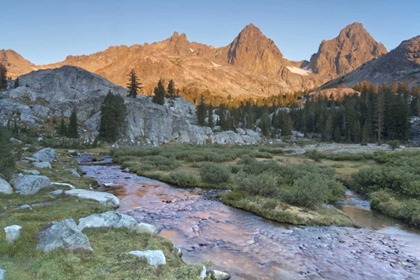 Picture of CA, INYO NF FEEDER STREAM ENTERING EDIZA LAKE