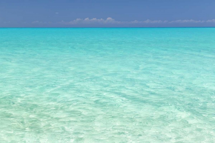 Picture of BAHAMAS, LITTLE EXUMA ISLAND AQUA OCEAN WATER