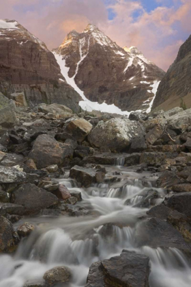 Picture of CANADA, YOHO NP SMALL RAPIDS AND CATHEDRAL MT
