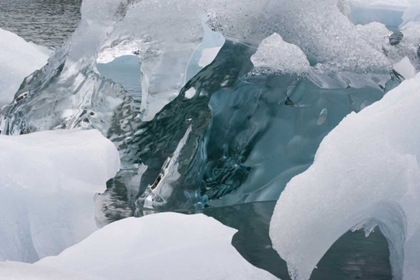 Picture of ALASKA, GLACIER BAY NP CLOSE-UP OF GLACIER ICE