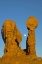 Picture of UT, ARCHES NP MOONRISE OVER GARDEN OF EDEN