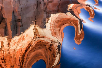 Picture of UTAH, GLEN CANYON REFLECTION IN LAKE POWELL