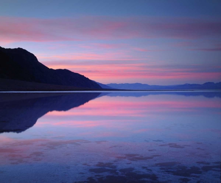 Picture of CALIFORNIA, DEATH VALLEY NP BADWATER AT DAWN