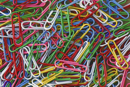 Picture of USA, ASSORTMENT OF MULTICOLORED PAPER CLIPS