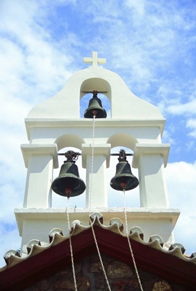 Picture of GREECE, ISLAND OF HYDRA BELLS ON A CHAPEL