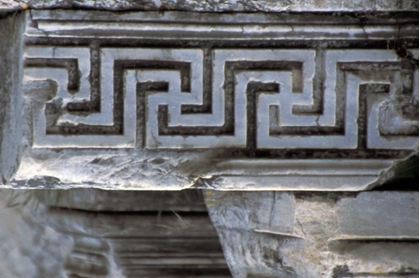 Picture of TURKEY, EPHESUS GREEK KEY MARBLE CARVINGS