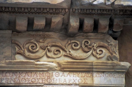 Picture of TURKEY, EPHESUS ROMAN DECORATIVE CARVINGS