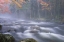 Picture of NY, ADIRONDACKS, BIG MOOSE RIVER RAPIDS IN FALL
