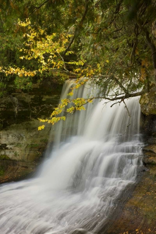 Picture of MI, HIAWATHA NF LAUGHING WHITEFISH FALLS IN FALL