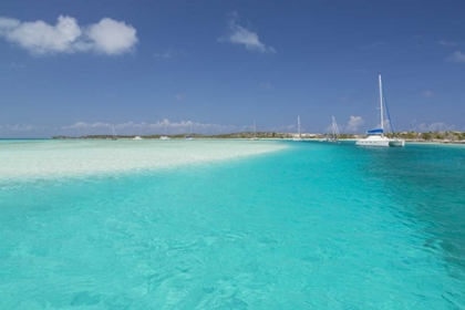 Picture of BAHAMAS, EXUMA ISLAND MOORED SAILBOATS