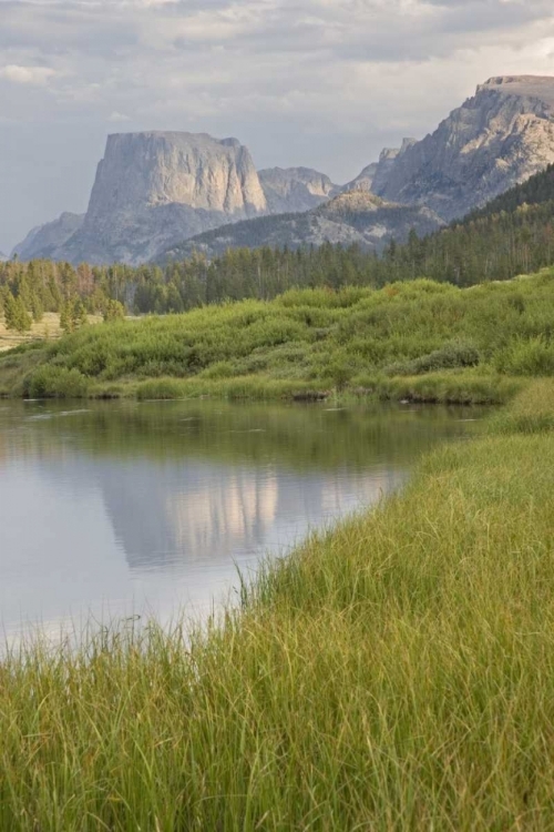 Picture of WY, SQUARE TOP MT AND GREEN RIVER LAKE