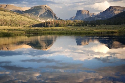 Picture of WY, SQUARE TOP MT AND GREEN RIVER LAKE