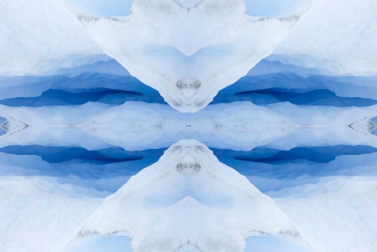 Picture of ARGENTINA, PATAGONIA ABSTRACT OF GLACIER ICE
