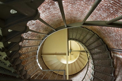 Picture of OR, CAPE BLANCOSTAIRCASE OF LIGHTHOUSE TOWER