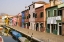 Picture of ITALY, BURANO COLORFUL HOUSES OF LINE A CANAL