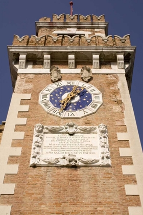 Picture of ITALY, VENICE THE CLOCK TOWER AT THE ARSENALE