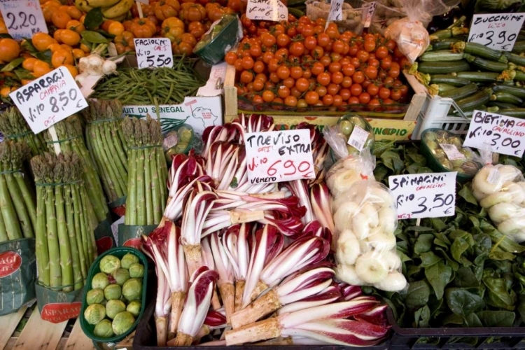Picture of ITALY, VENICE VEGETABLES FOR SALE IN A MARKET