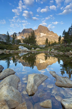 Picture of CALIFORNIA, INYO NF ROCKY SHORE OF GARNET LAKE