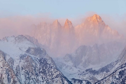 Picture of CALIFORNIA, LONE PINE SUNRISE ON MOUNT WHITNEY