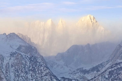 Picture of CALIFORNIA, LONE PINE SUNRISE ON MOUNT WHITNEY