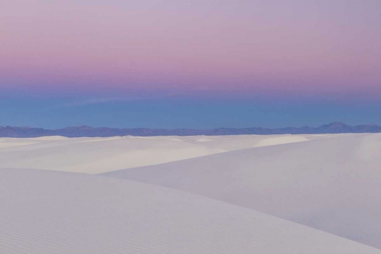 Picture of NEW MEXICO, WHITE SANDS NM DESERT AT SUNSET