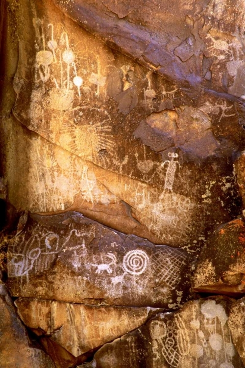 Picture of CALIFORNIA, LITTLE PETROGLYPH CANYON PETROGLYPHS