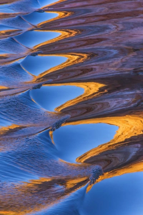 Picture of UTAH, GLEN CANYON REFLECTION IN LAKE POWELL