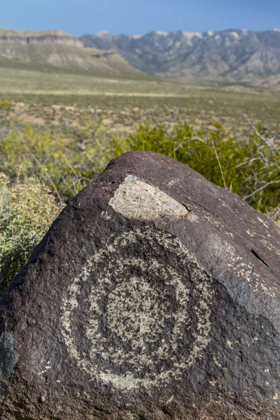 Picture of NEW MEXICO, THREE RIVERS, PETROGLYPH ON ROCK