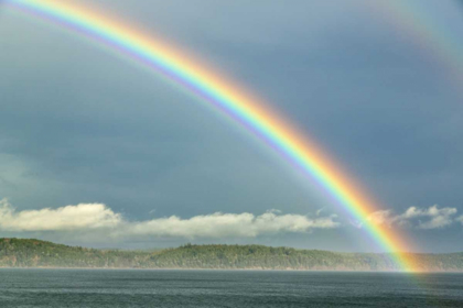 Picture of WASHINGTON, SEABECK RAINBOW OVER HOOD CANAL