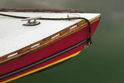 Picture of WA, DEER HARBOR BOW OF BOAT AT ORCAS ISLAND